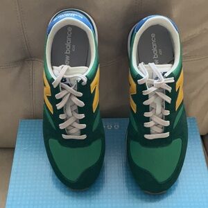 New Balance Green and Yellow Athletic Shoes